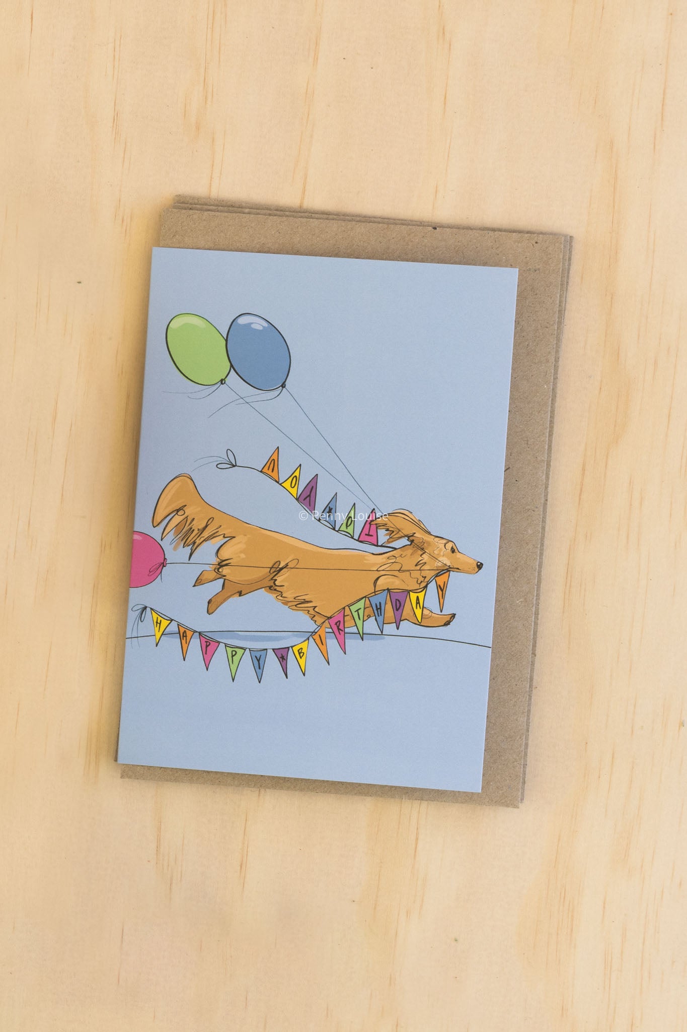 'Born to run for cake' - Greeting card