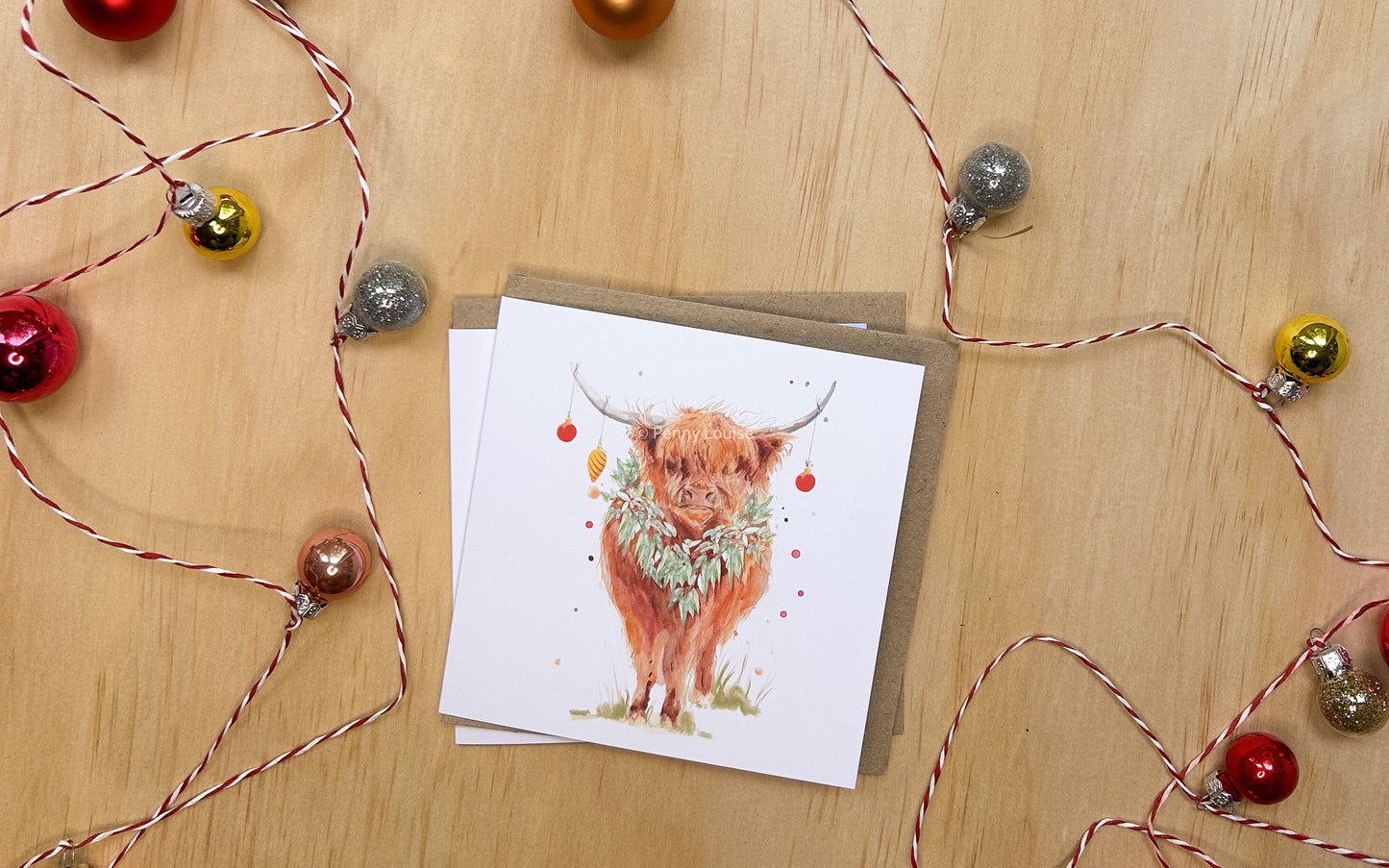 'Victoria' Christmas Greeting card