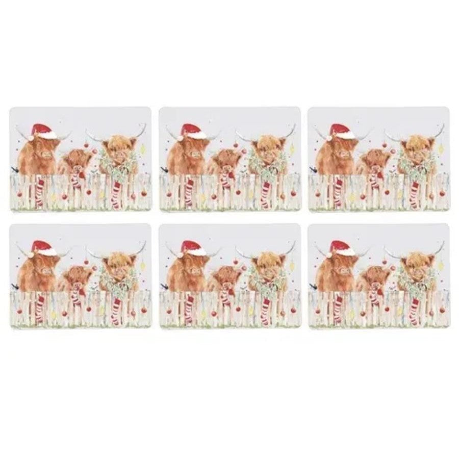 Coo Christmas Placemats - Set of 6