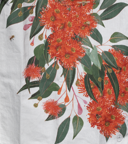 'Blossom Bees' - Tea Towel