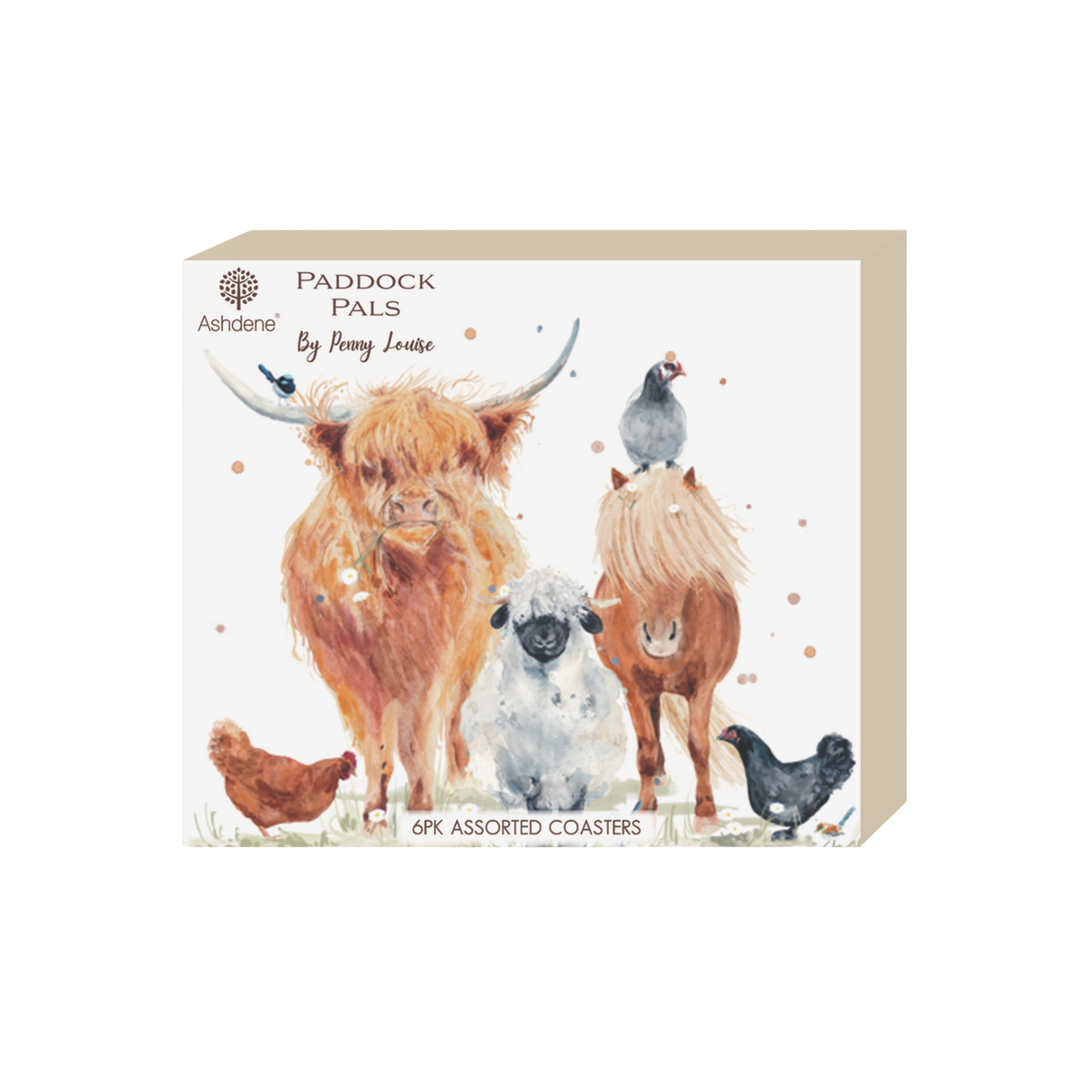 Paddock Pals Assorted 6 pack Coaster