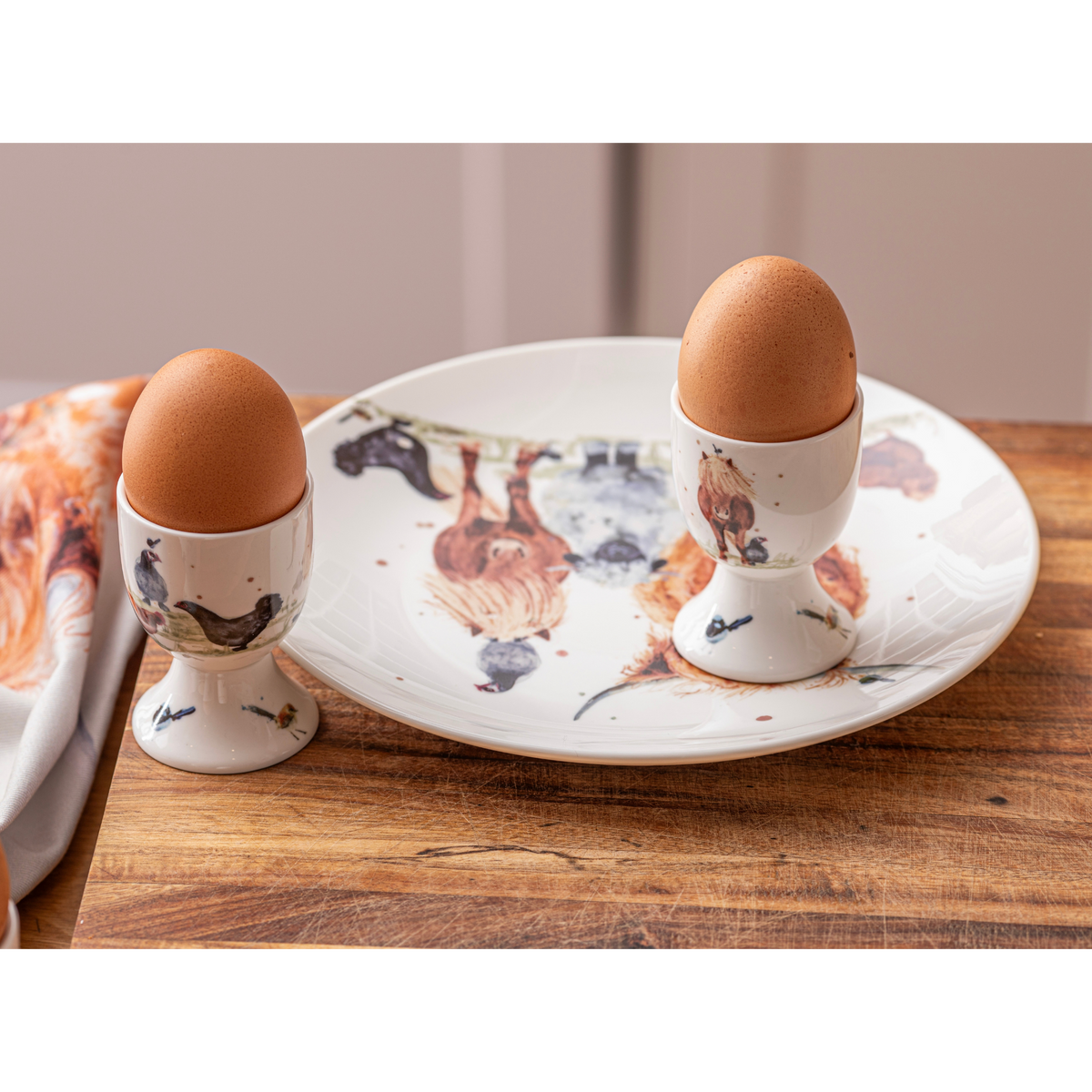 Paddock Pals Set of 4 Assorted Egg Cups