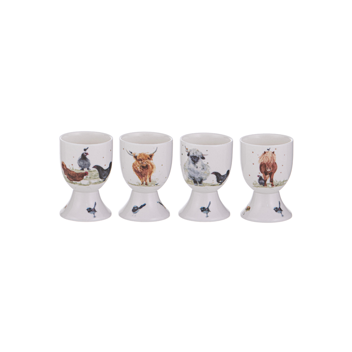 Paddock Pals Set of 4 Assorted Egg Cups
