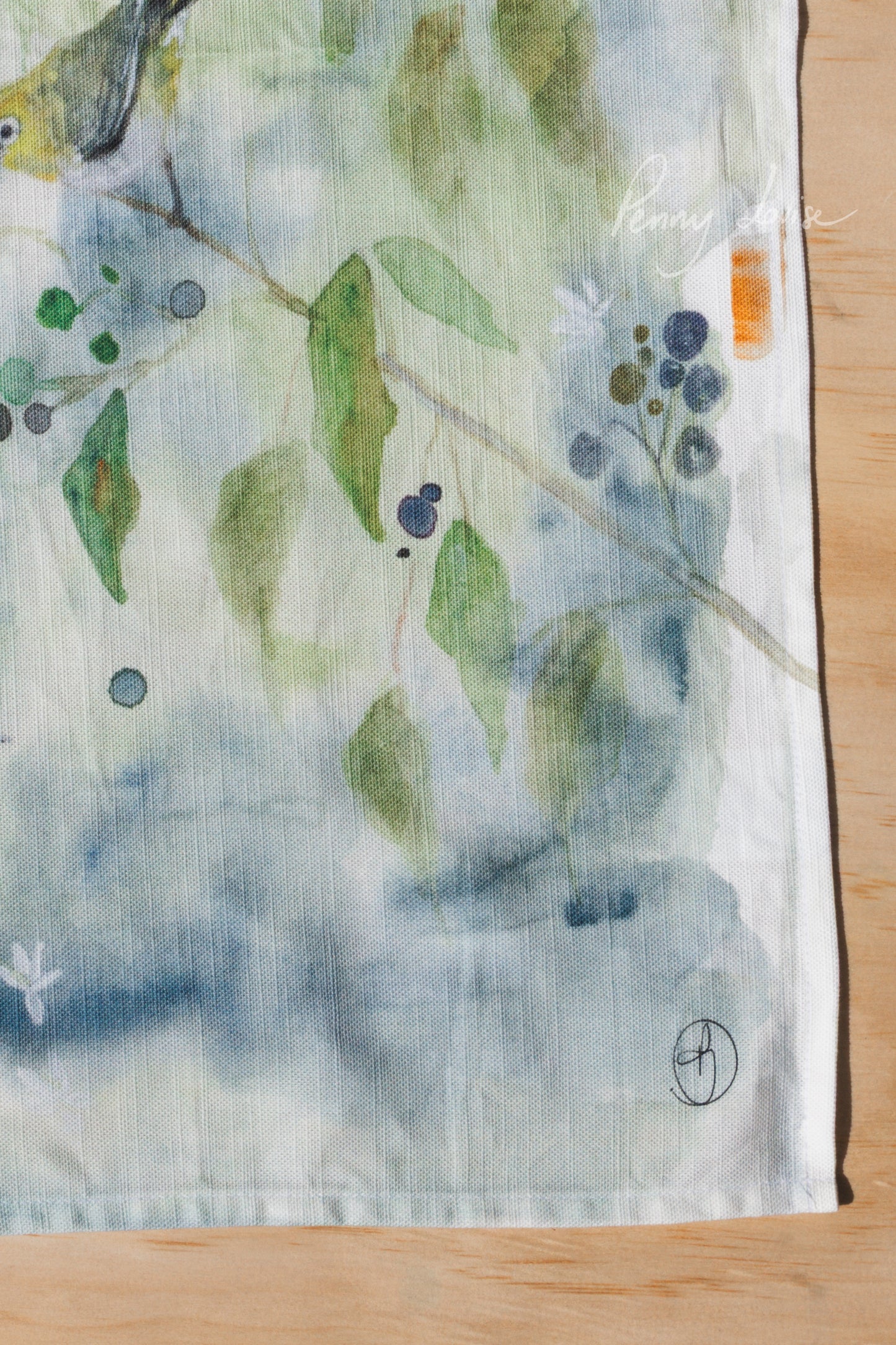 'Silver Eyes' - Tea Towel