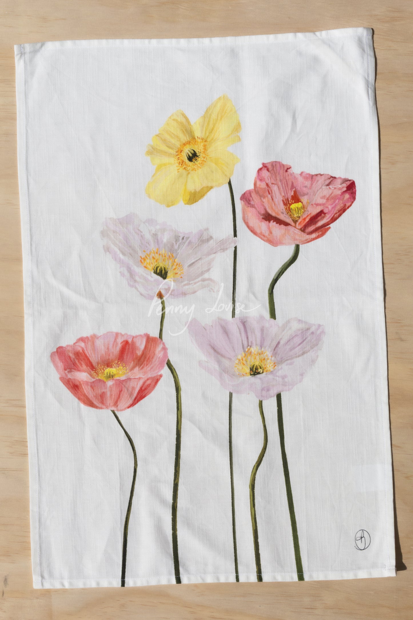 'Spring Pop' - Tea Towel