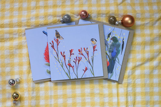 'Spotted Pardalote' Christmas Greeting card